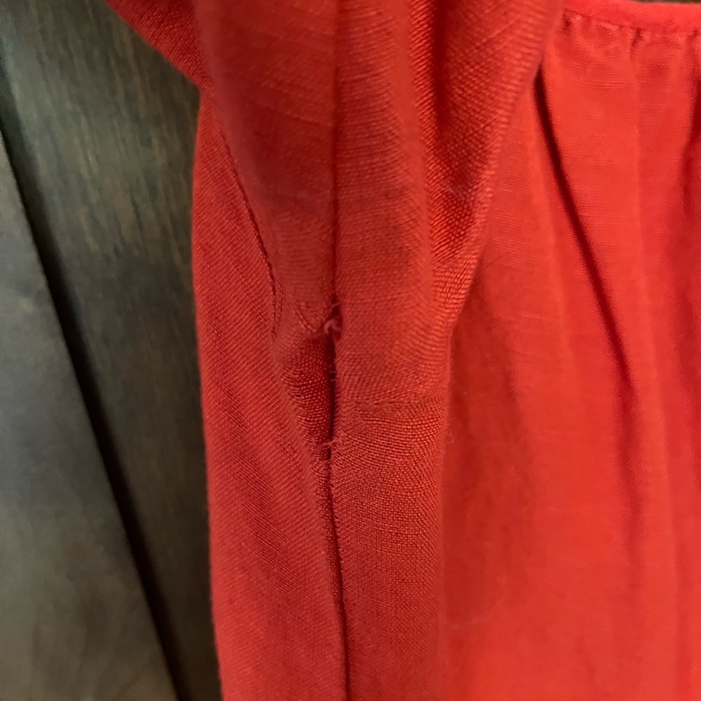 SOLID & STRIPED Puff-Sleeve Banded-Lawn Trapeze Dress - Picture 11 of 11